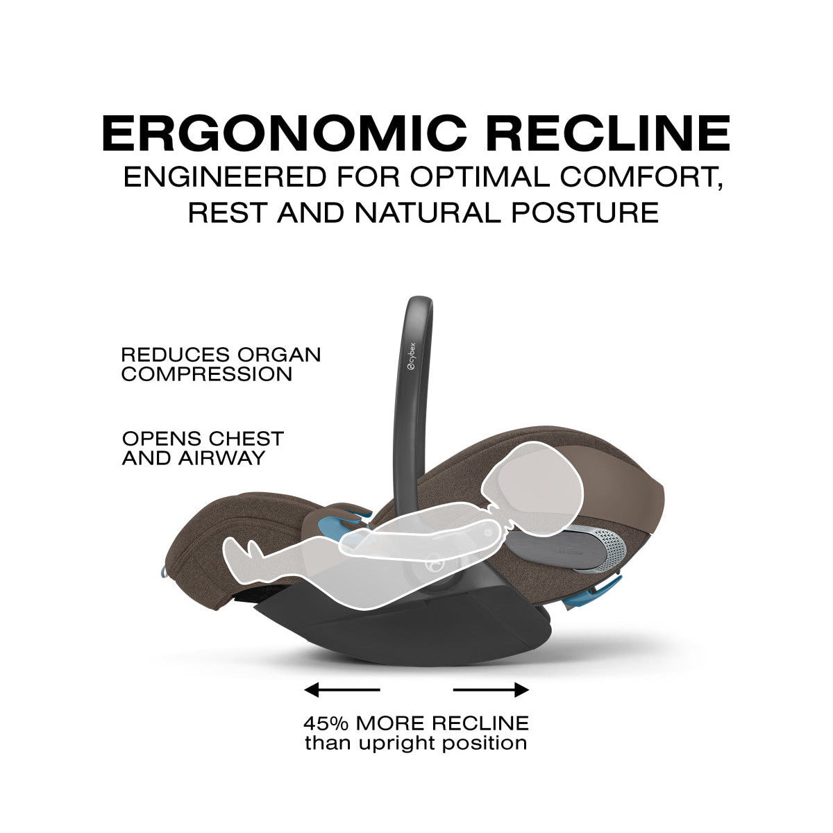 Cybex Cloud T SensorSafe Infant Car Seat - Coconut Brown