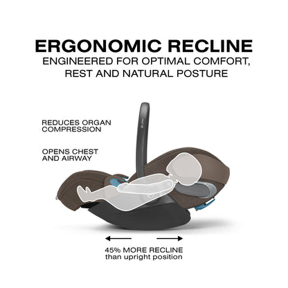 Cybex Cloud T SensorSafe Infant Car Seat - Coconut Brown