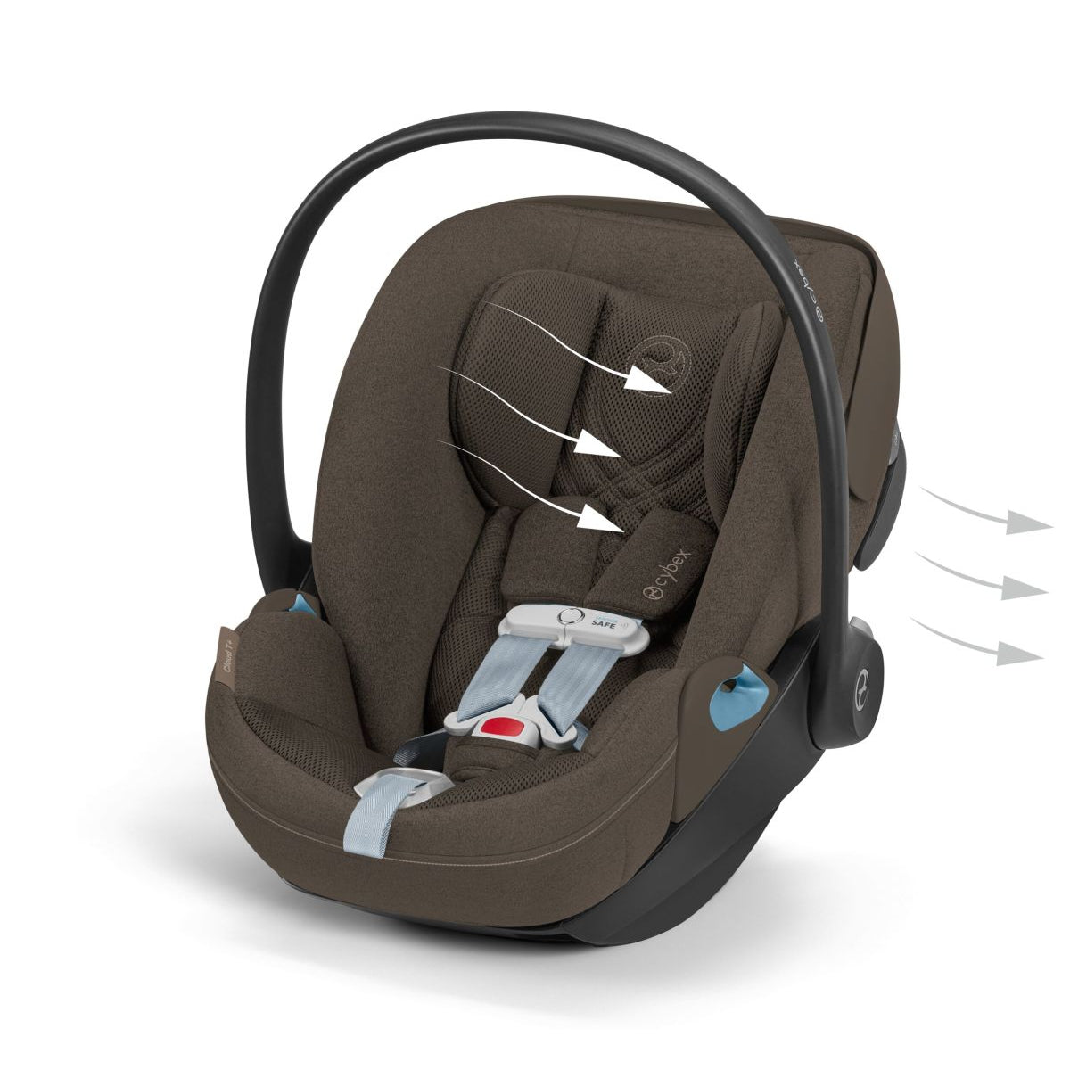 Cybex Cloud T SensorSafe Infant Car Seat - Coconut Brown