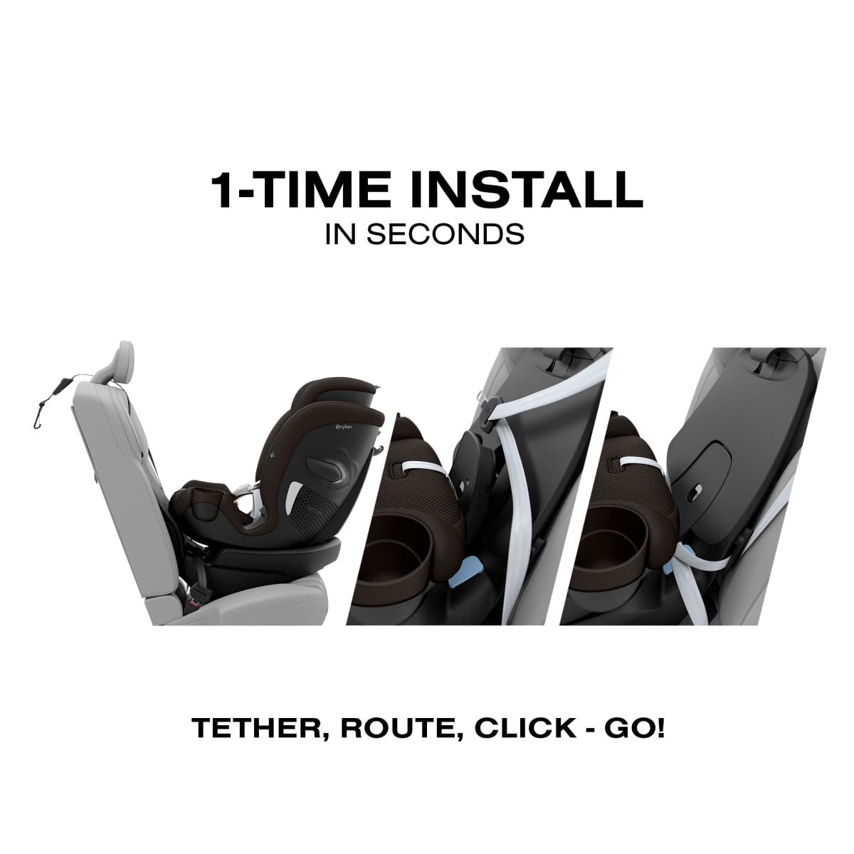 Cybex Callisto G 360 Rotating All-in-One Convertible Car Seat - Chocolate Brown