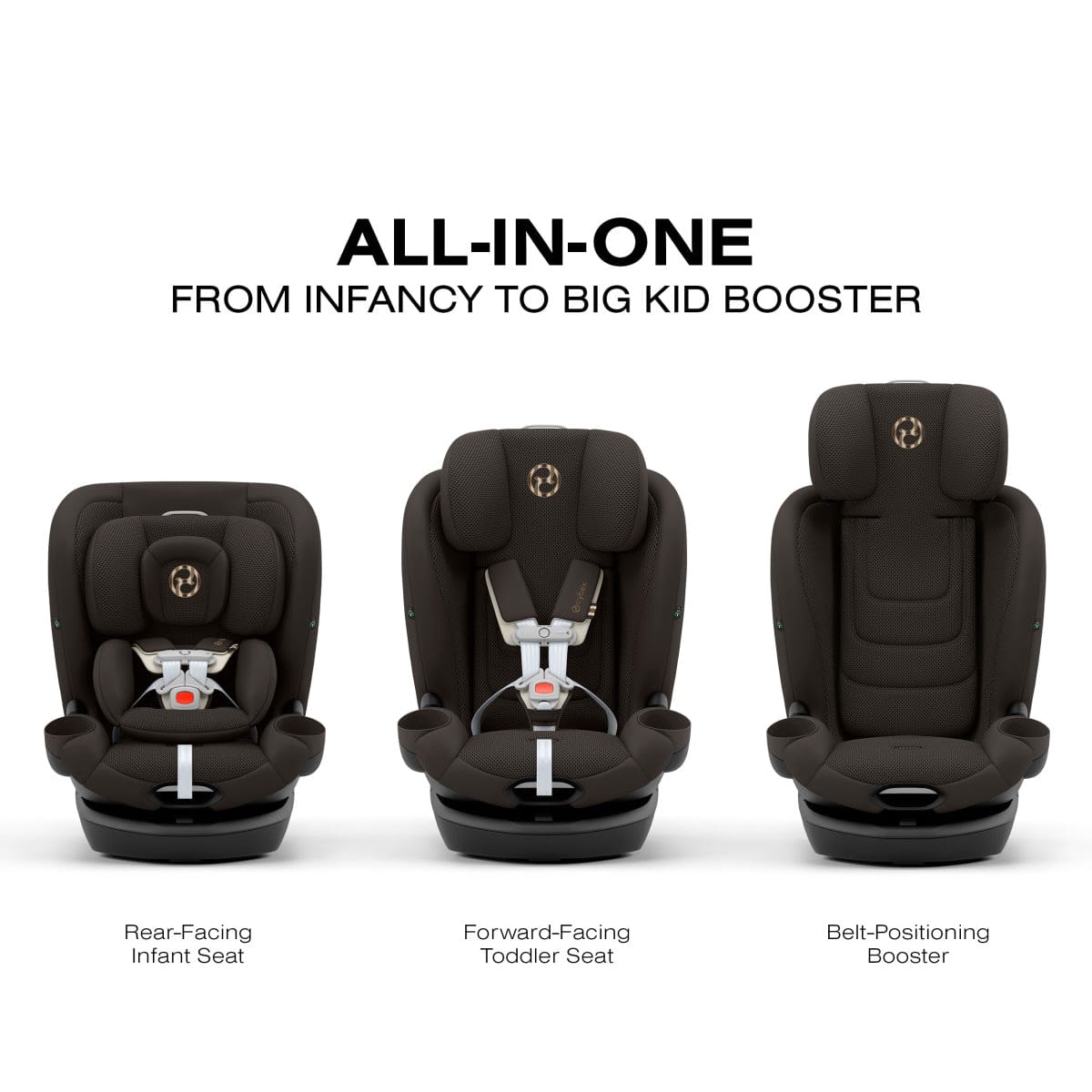 Cybex Callisto G 360 Rotating All-in-One Convertible Car Seat - Chocolate Brown