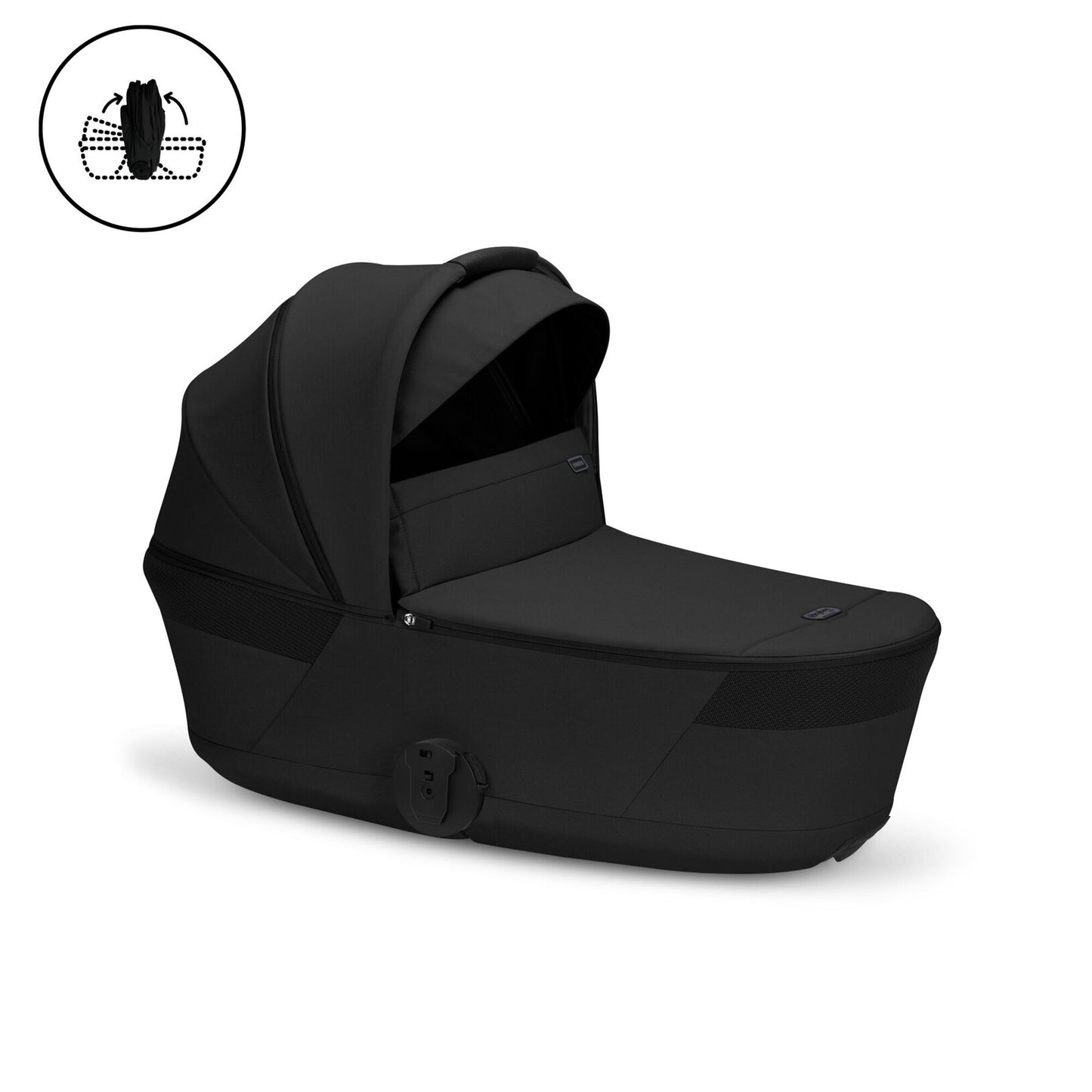Cybex BALIOS Fold Cot - Moon Black