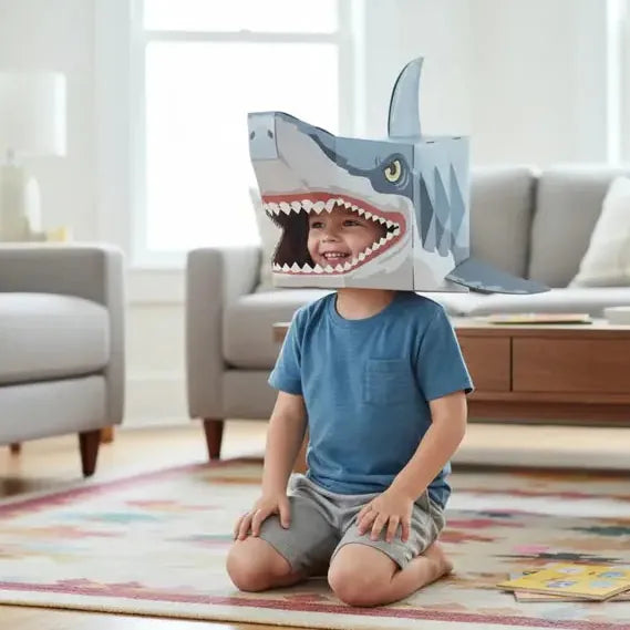 3D Paper Mask - Shark Mask