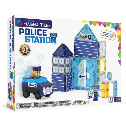 Magna-Tiles Police Station, 35 Piece Set - 252035PS