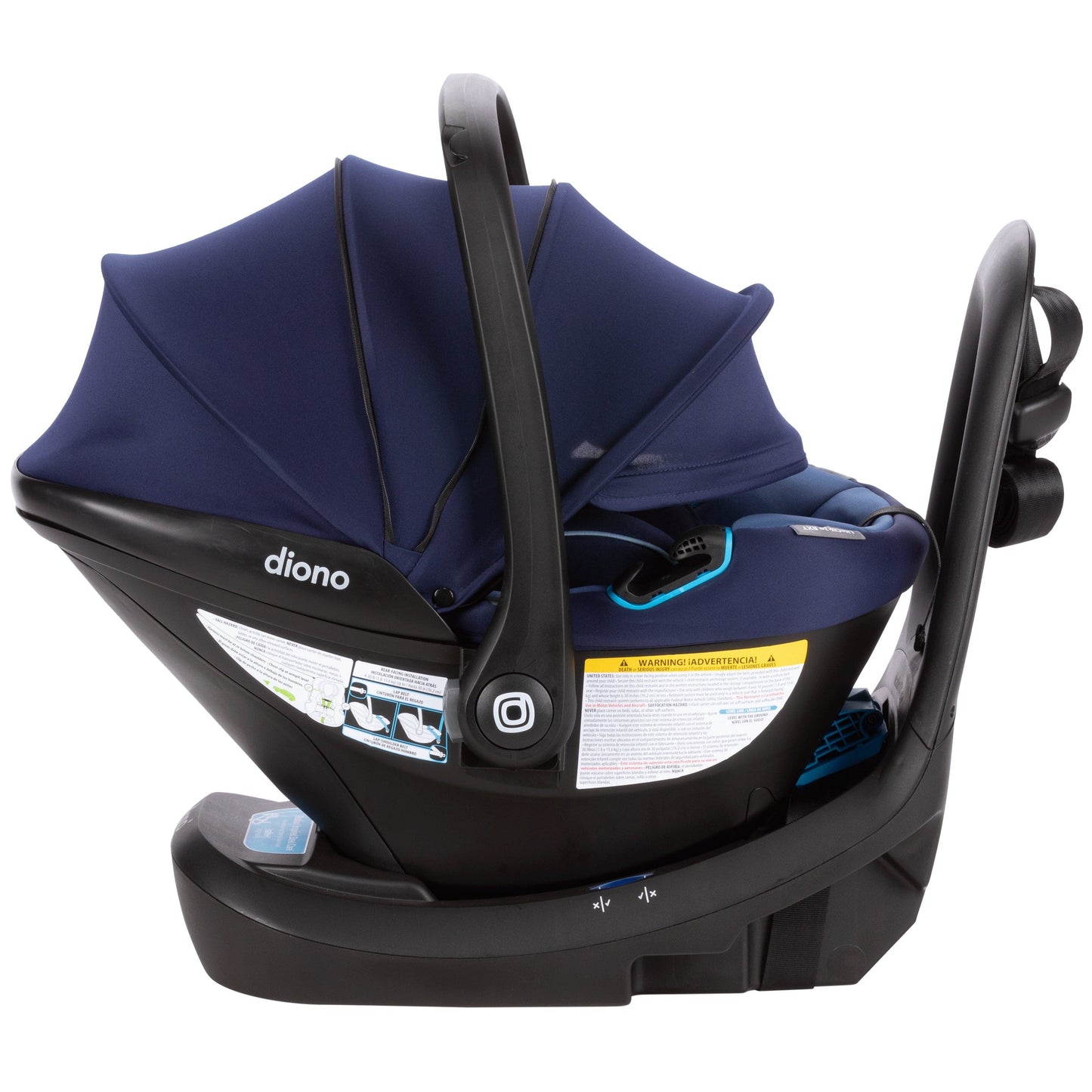 Diono LiteClik 30 RXT SafePlus Infant Car Seat and Base - Blue Surge - 56002-NA-01