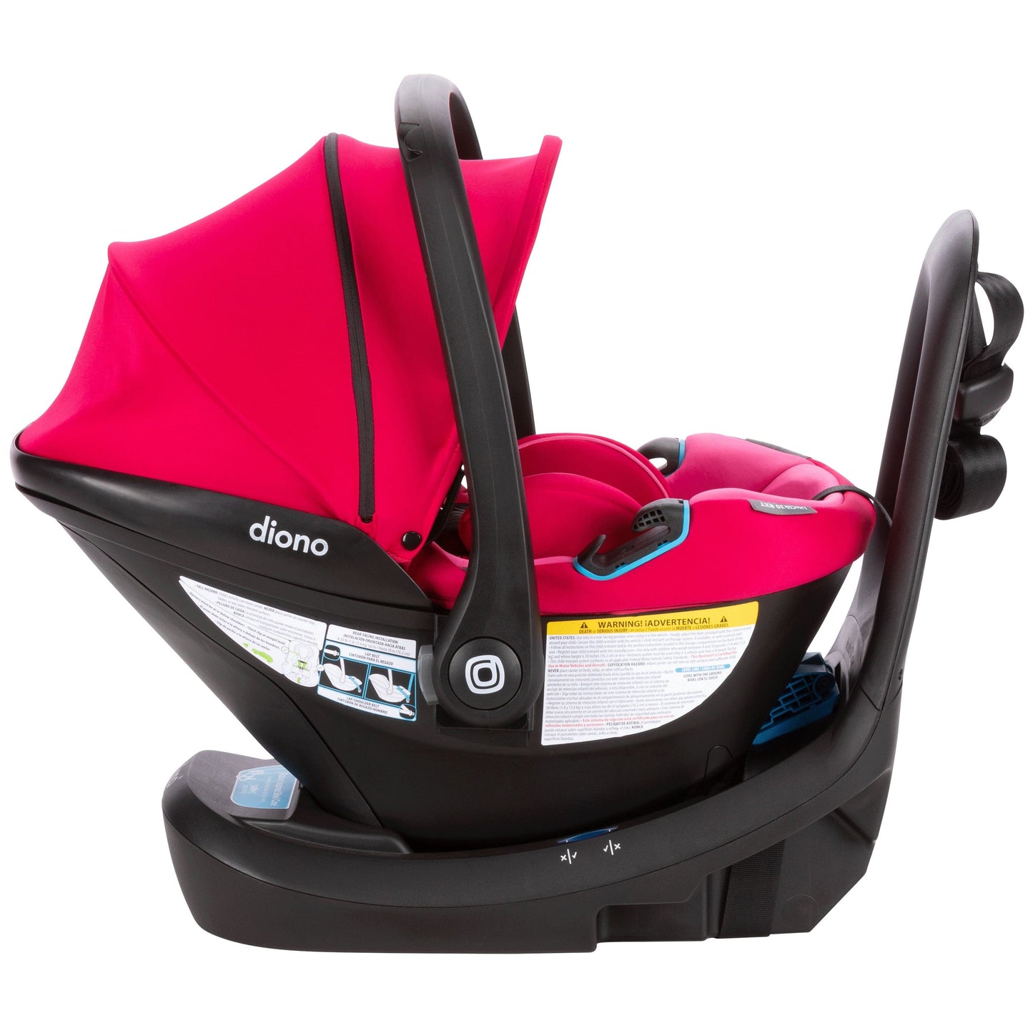 Diono LiteClik 30 RXT SafePlus Infant Car Seat and Base - Pink Cotton Candy - 56004-NA-01
