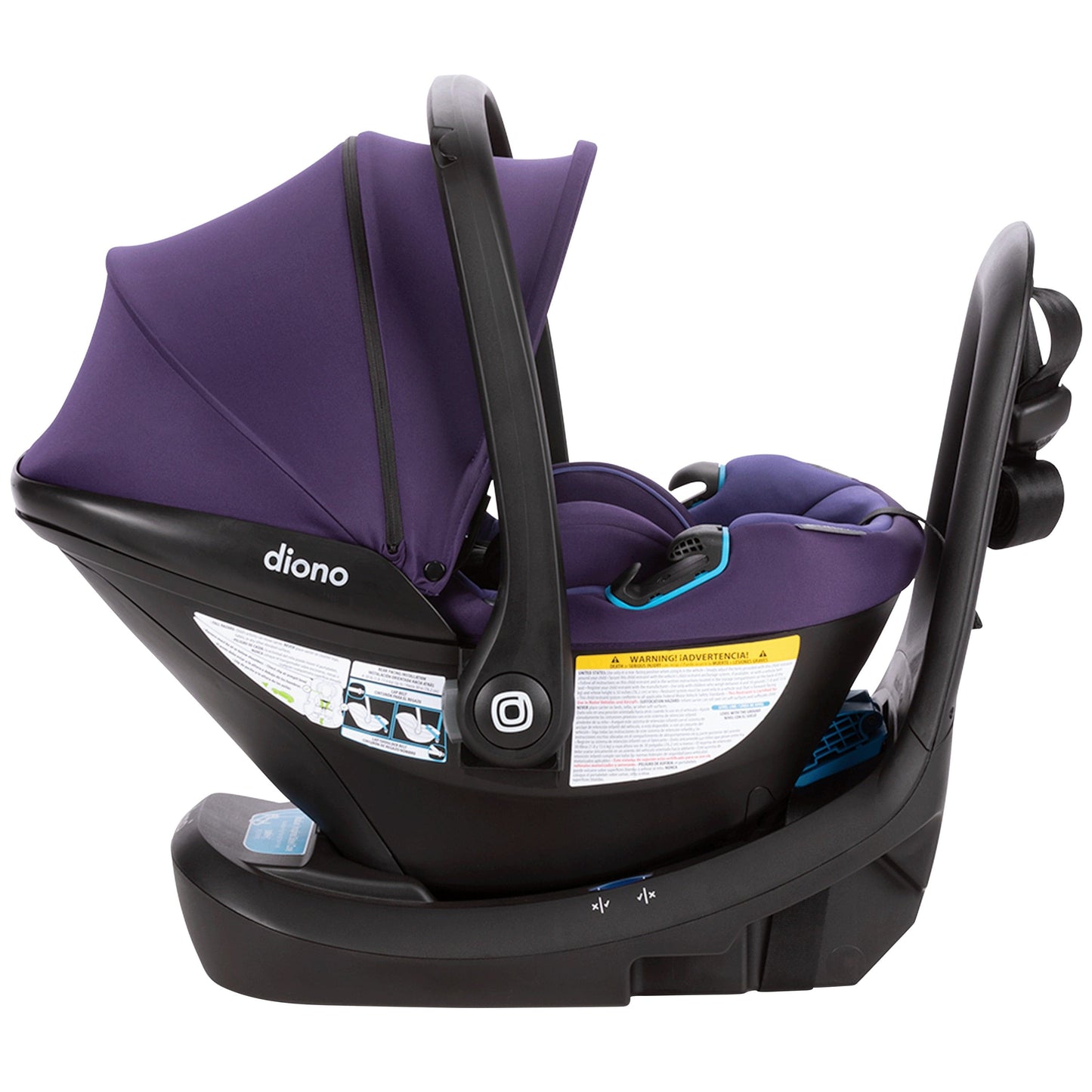 Diono LiteClik 30 RXT SafePlus Infant Car Seat and Base - Purple Wildberry - 56005-NA-01