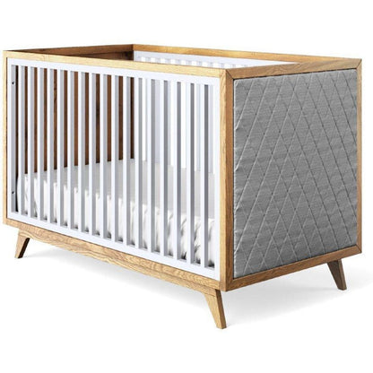 Romina Furniture Uptown Classic Crib (Tufted Sides)