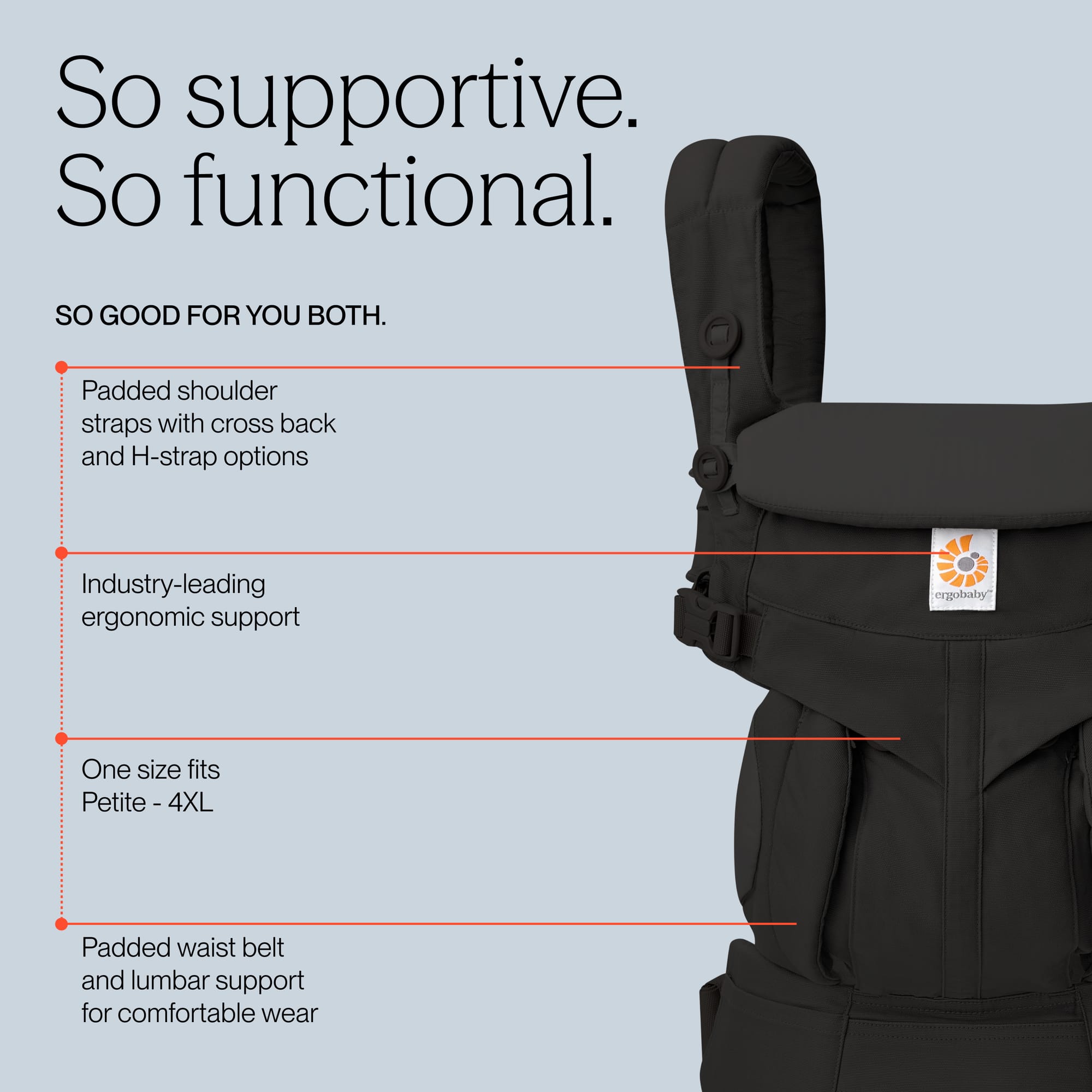 Ergobaby Omni Classic Baby Carrier - Pure Black – Albee Baby