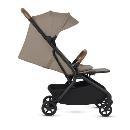 Silver Cross Nia Compact Travel Stroller + Cup Holder + Travel Bag Bundle - Champagne