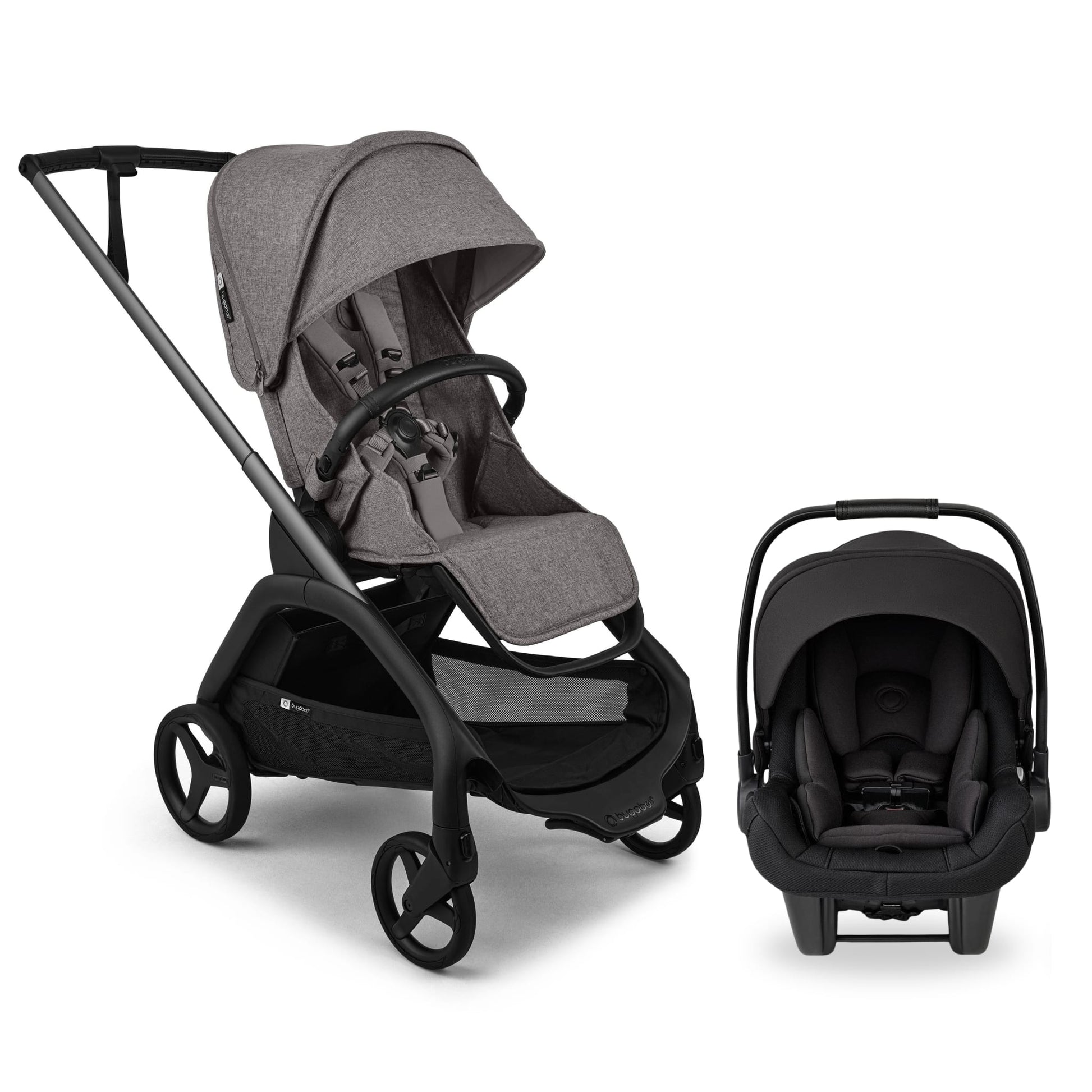 Bugaboo Dragonfly Plus Seat Complete Stroller + Turtle Air Shield Travel System Bundle
