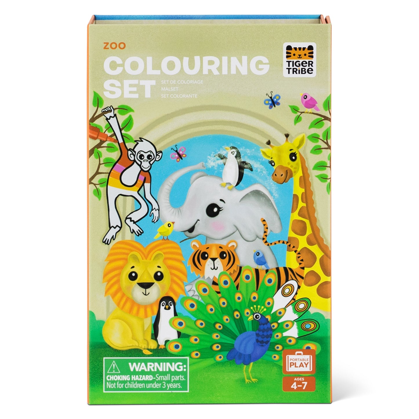 Tiger Tribe Coloring Set - Zoo - Image 2