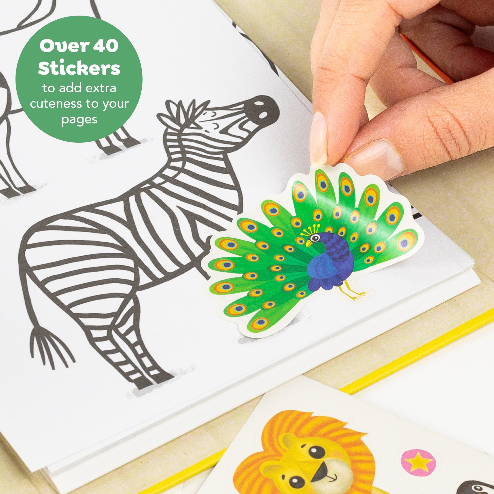 Tiger Tribe Coloring Set - Zoo - Image 7