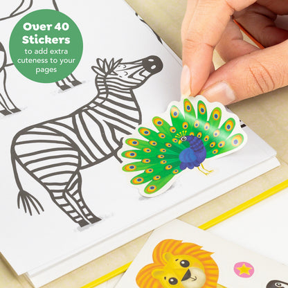 Tiger Tribe Coloring Set - Zoo - Image 7