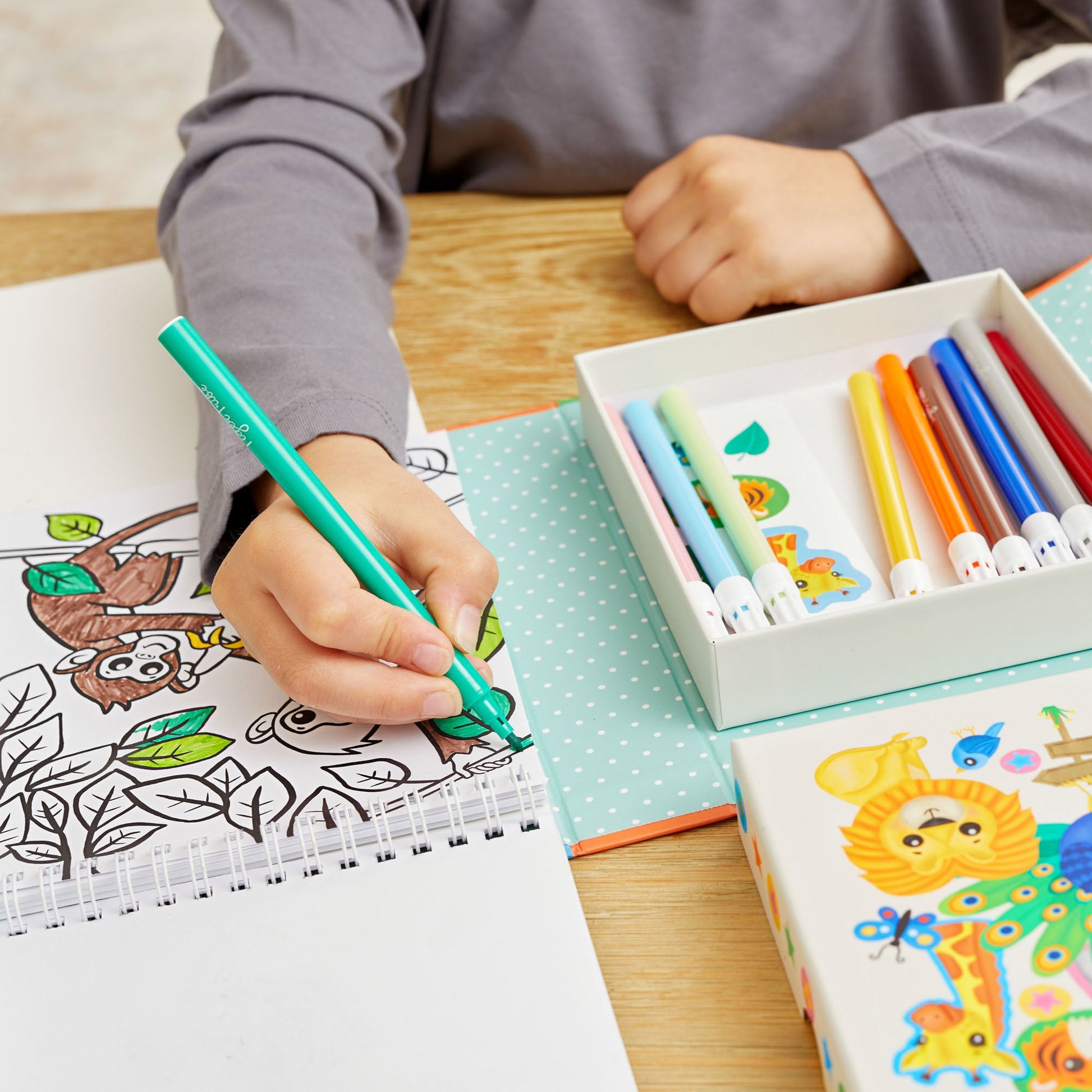 Tiger Tribe Coloring Set - Zoo - Image 8