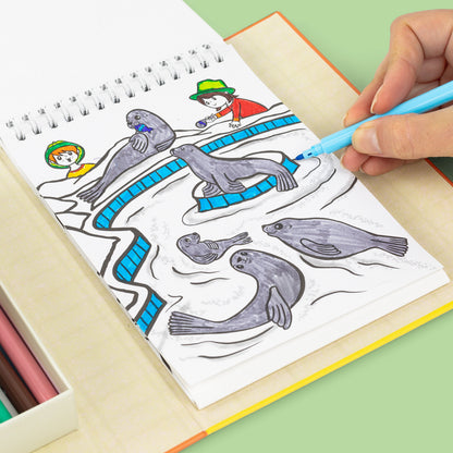Tiger Tribe Coloring Set - Zoo - Image 9