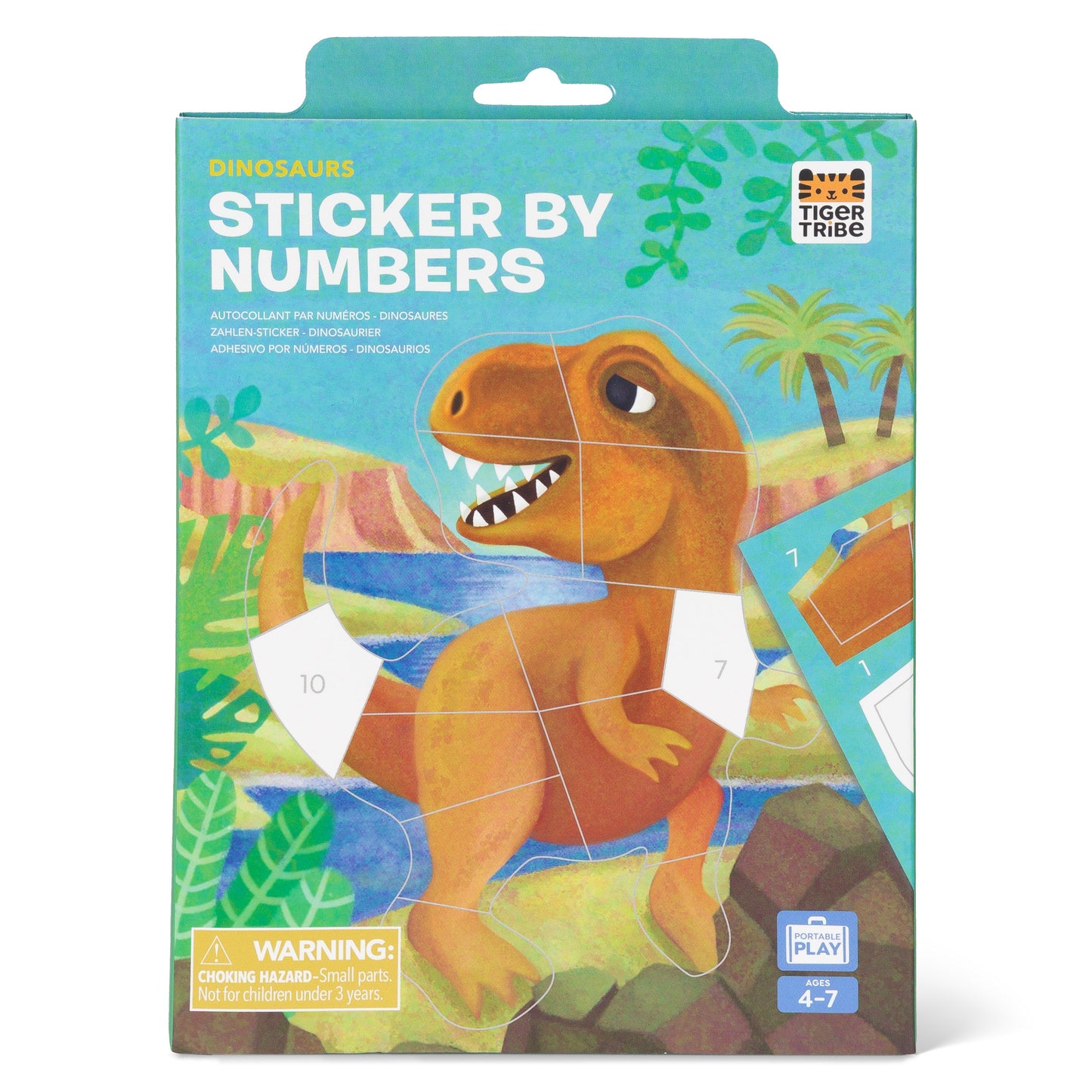 Tiger Tribe Sticker By Numbers - Dinosaurs - Image 2