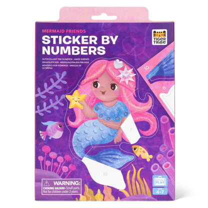 Tiger Tribe Sticker By Numbers - Mermaid Friends - Image 2