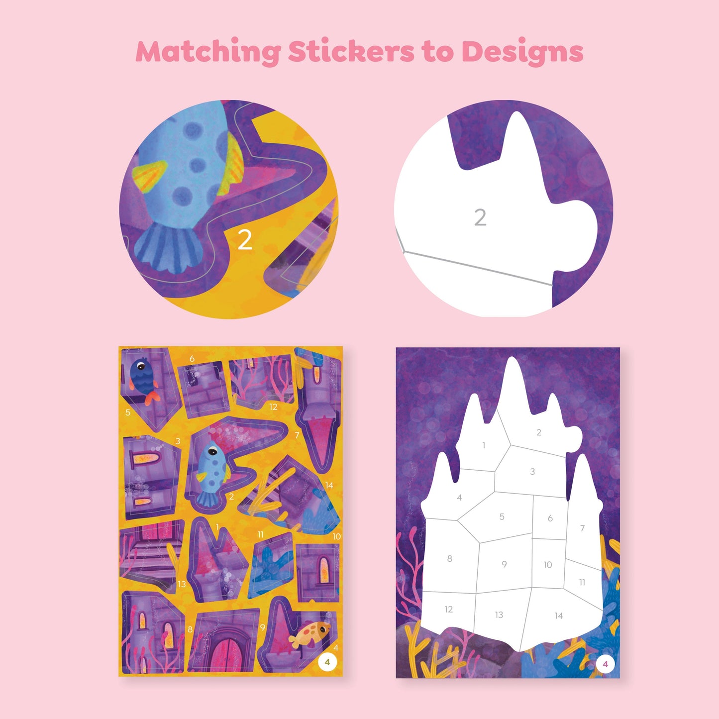 Tiger Tribe Sticker By Numbers - Mermaid Friends - Image 4