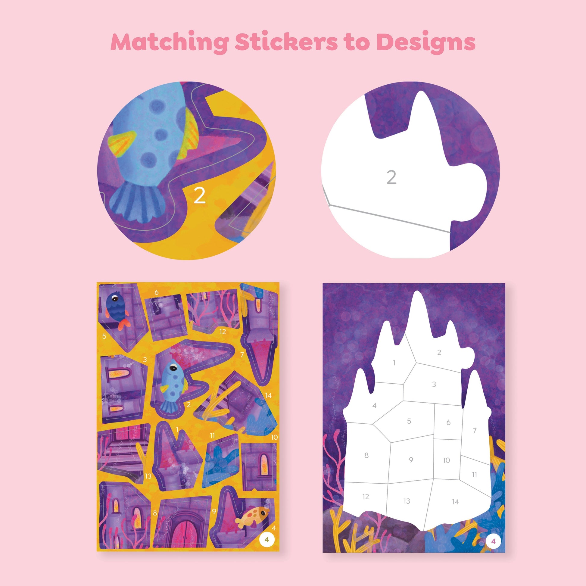Tiger Tribe Sticker By Numbers - Mermaid Friends - Image 4
