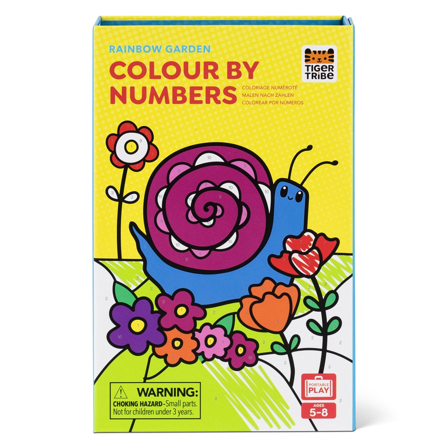 Tiger Tribe Color by Numbers - Rainbow Garden - Image 2