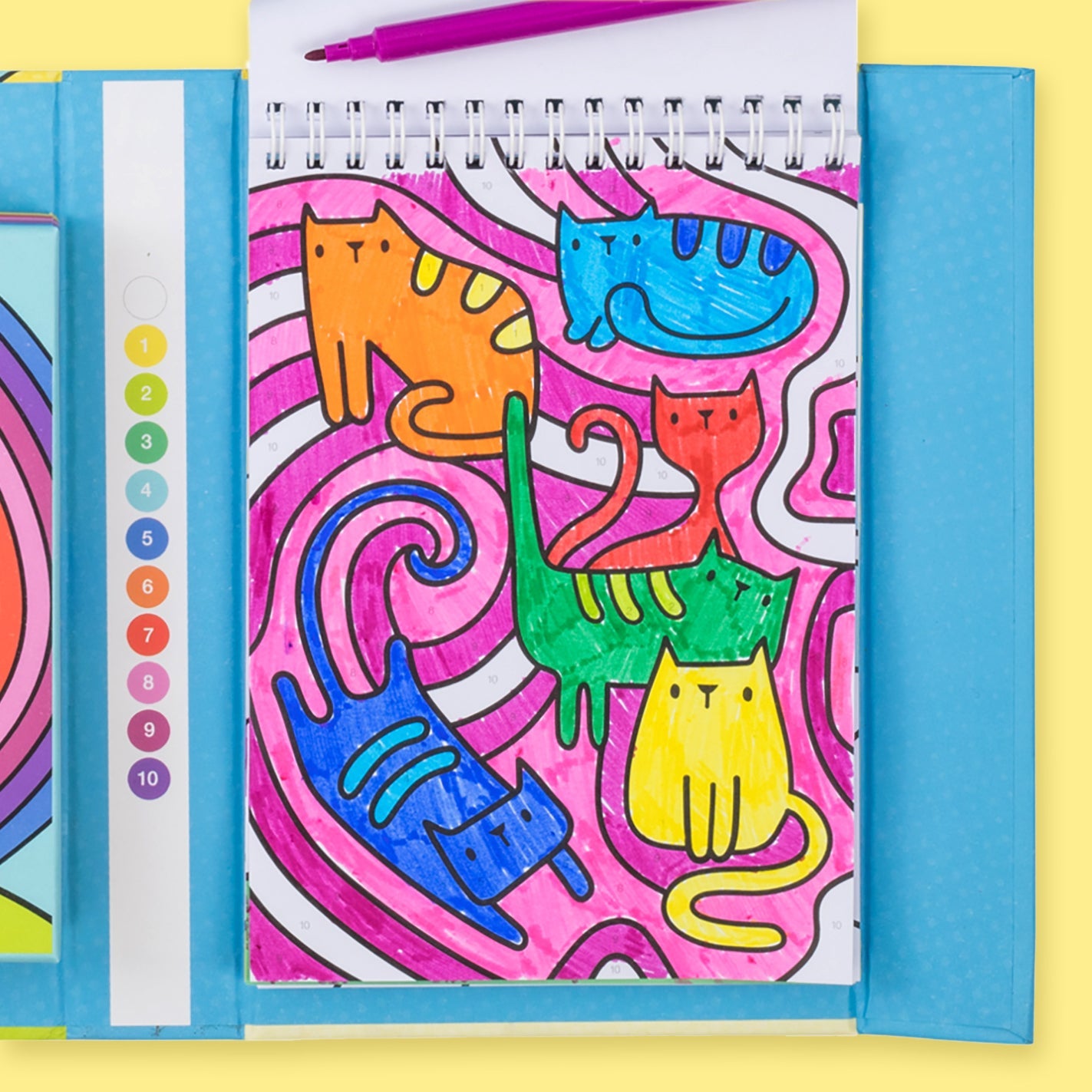 Tiger Tribe Color by Numbers - Rainbow Garden - Image 5