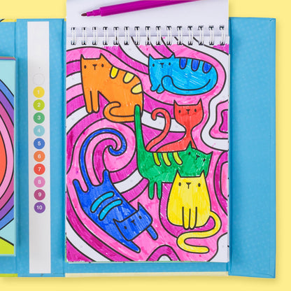 Tiger Tribe Color by Numbers - Rainbow Garden - Image 5