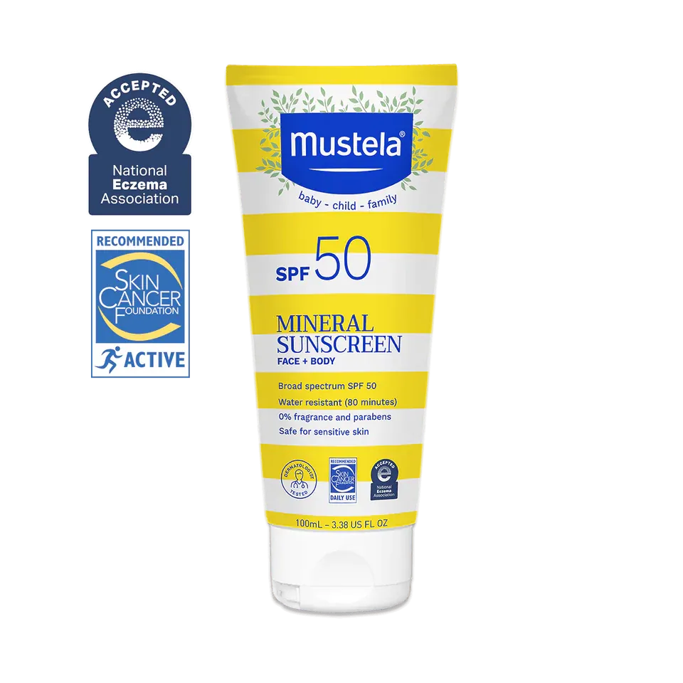 Mustela SPF50 Mineral Sunscreen Lotion - 3.4 oz - 6026-M