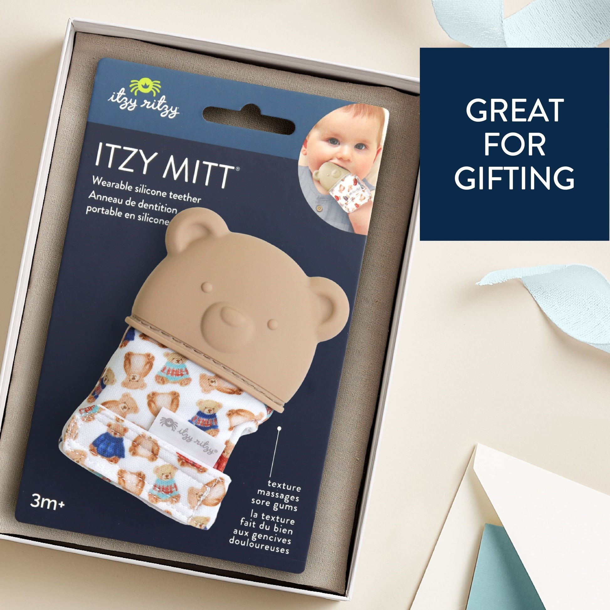 Itzy Ritzy Vintage Bear Itzy Mitt