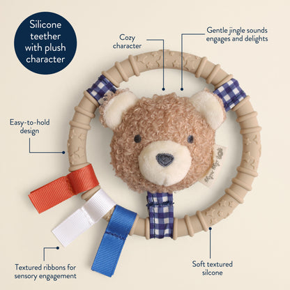 Itzy Ritzy Itzy Ring Pal - Bear - Image 4