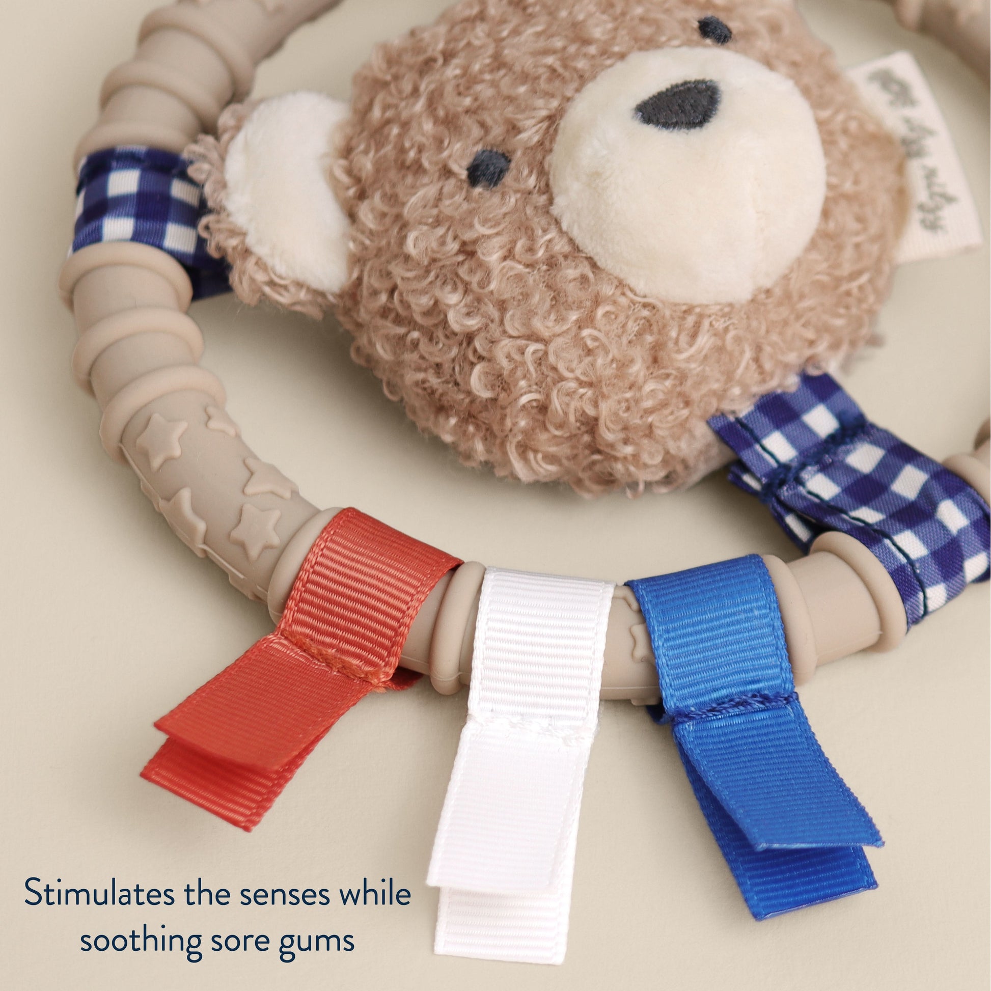 Itzy Ritzy Itzy Ring Pal - Bear - Image 5
