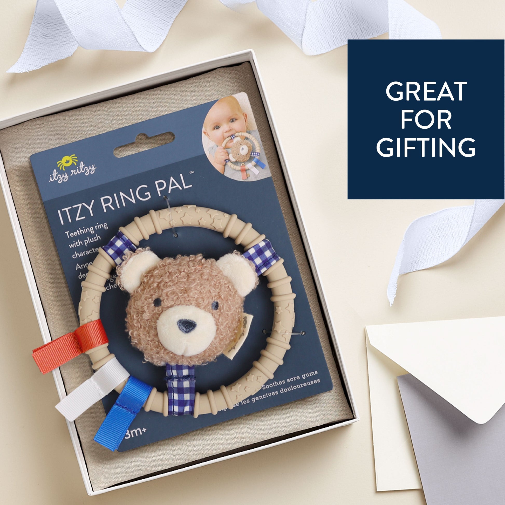 Itzy Ritzy Itzy Ring Pal - Bear - Image 6