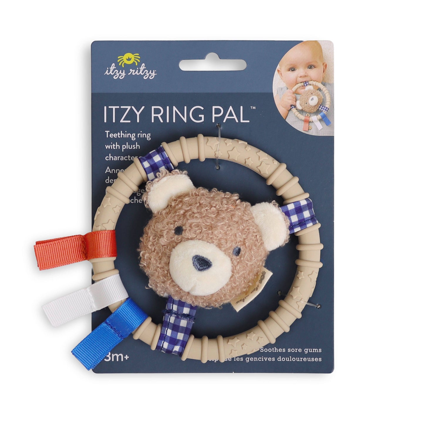Itzy Ritzy Itzy Ring Pal - Bear - Image 7