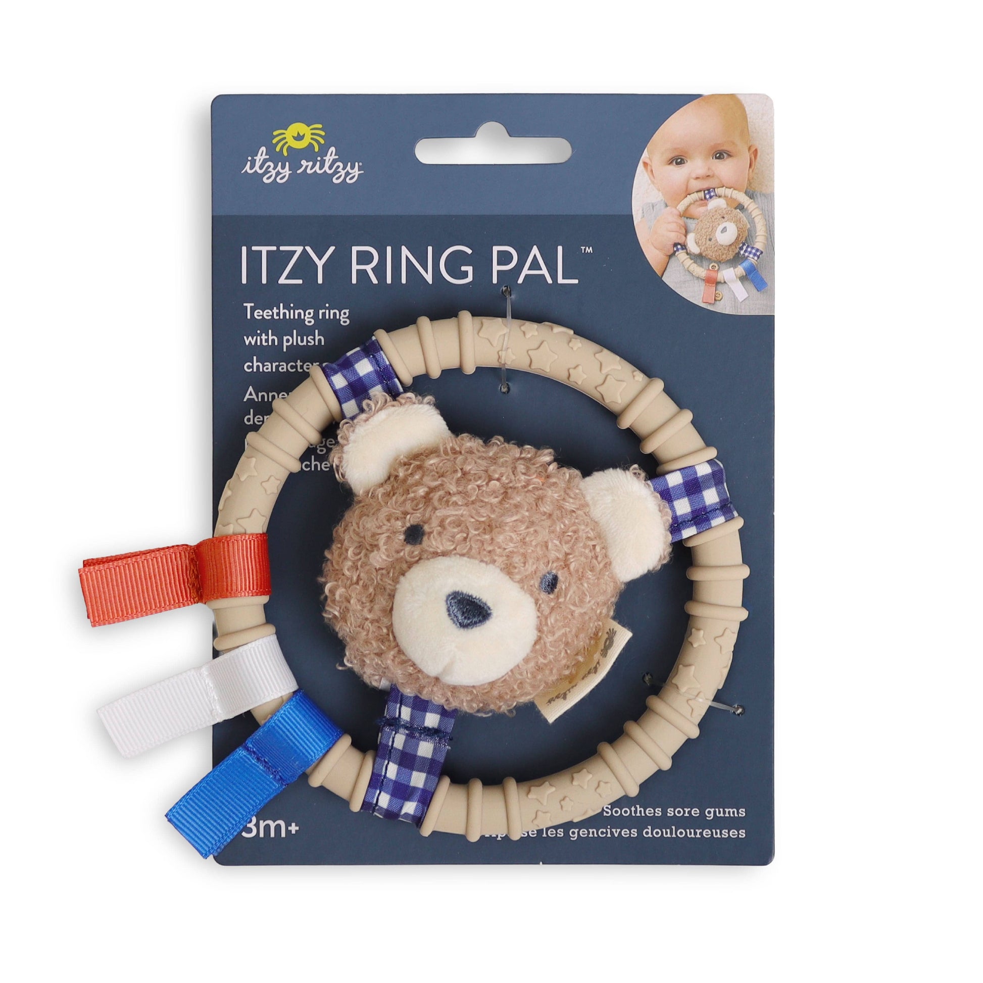 Itzy Ritzy Itzy Ring Pal - Bear - Image 7