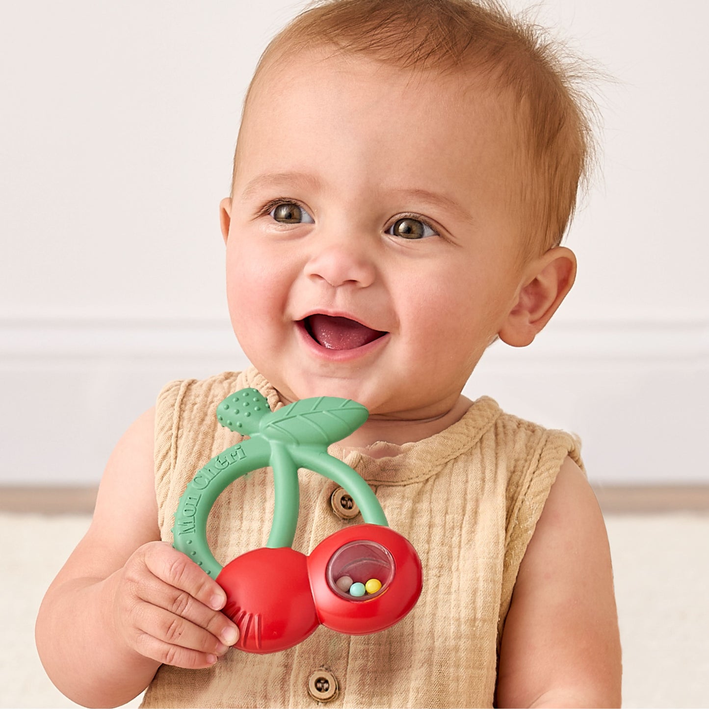 Itzy Ritzy Bitzy Shake Rattle - Cherries - Image 3