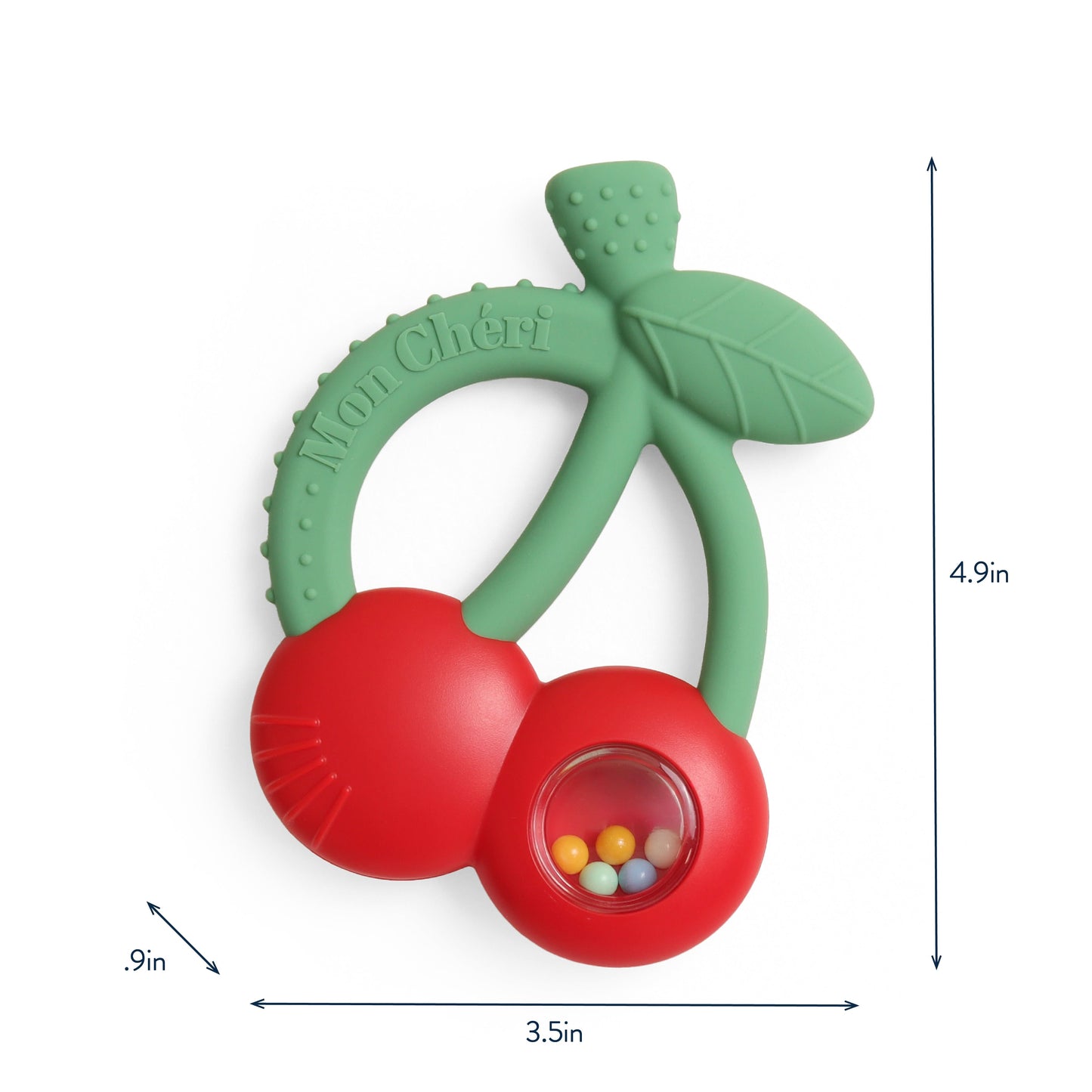 Itzy Ritzy Bitzy Shake Rattle - Cherries - Image 6