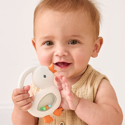 Itzy Ritzy Bitzy Shake Rattle - Goose - Image 2