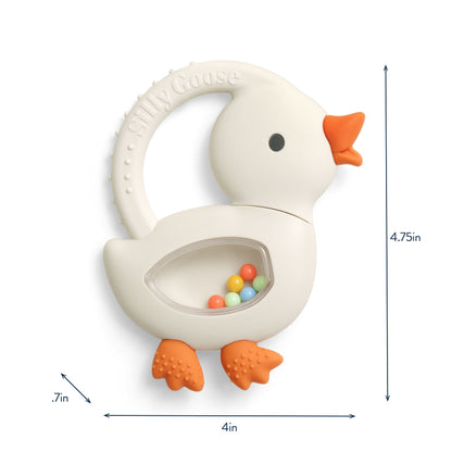 Itzy Ritzy Bitzy Shake Rattle - Goose - Image 6