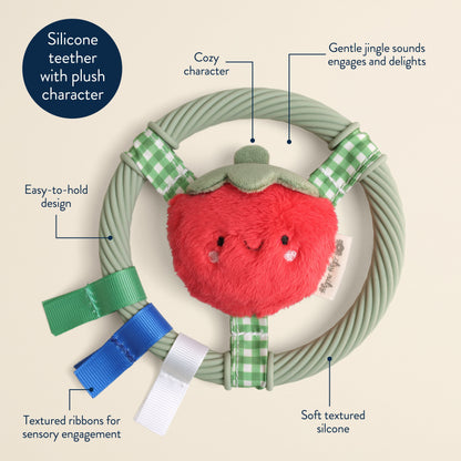 Itzy Ritzy Itzy Ring Pal - Tomato - Image 4