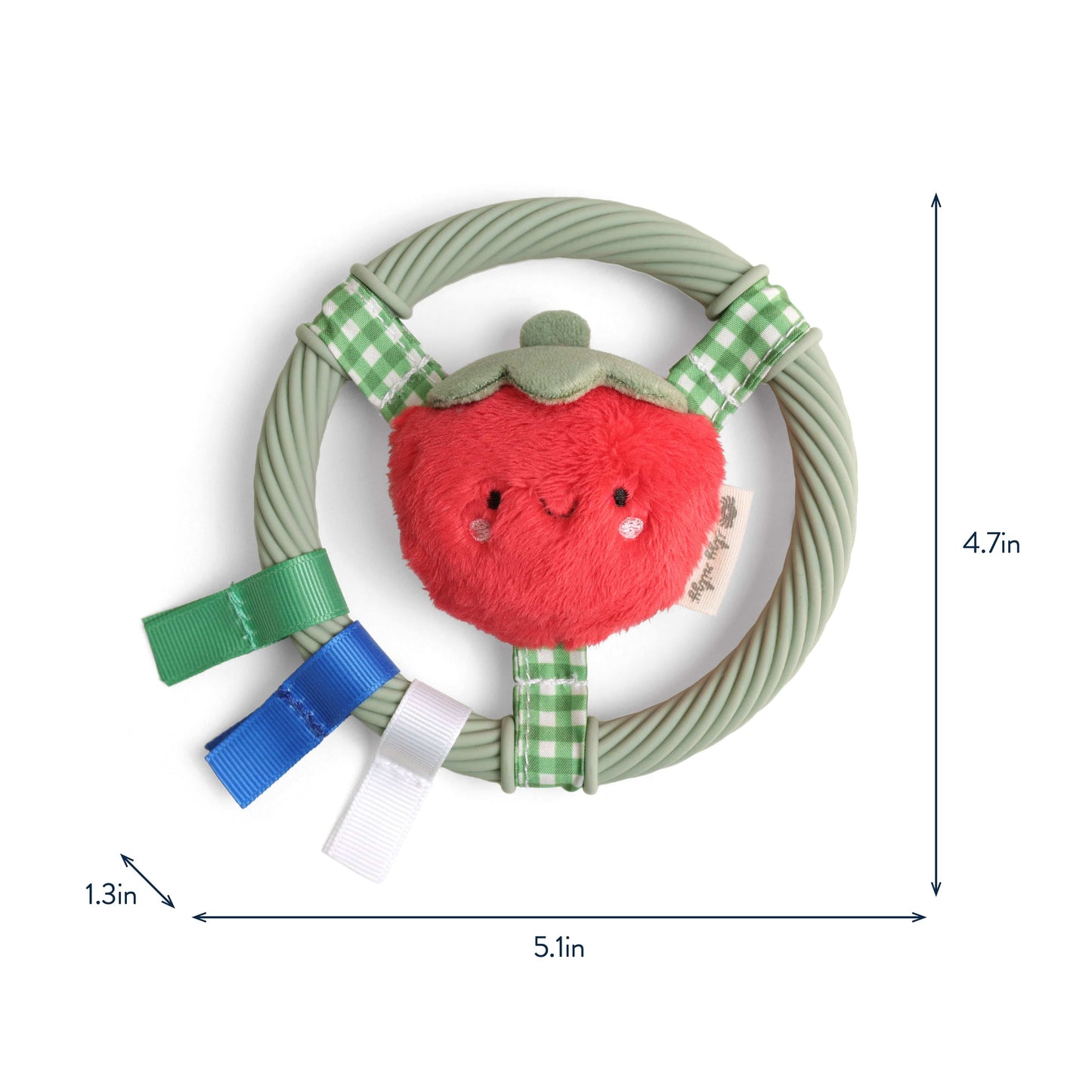 Itzy Ritzy Itzy Ring Pal - Tomato - Image 7