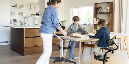 Stokke Nomi High Chair - Walnut / Black - 633002