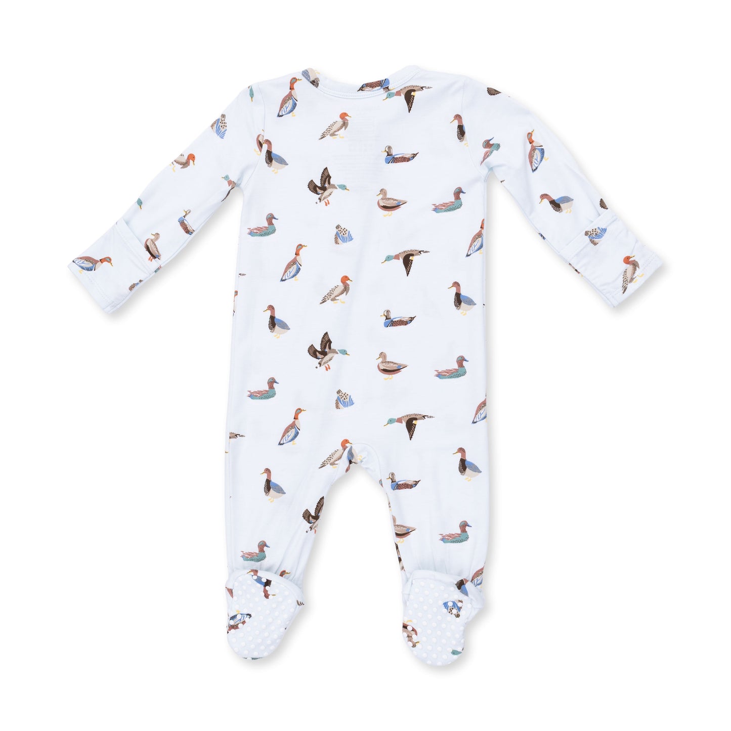 Angel Dear 2 Way Zipper Footie - American Ducks, 3-6M - Image 2