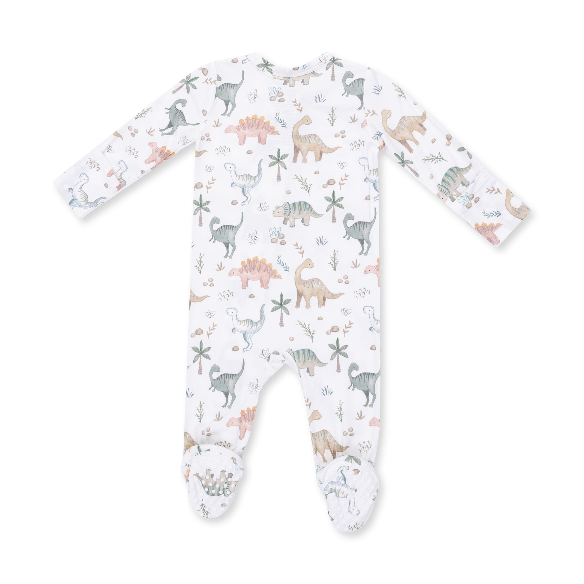Angel Dear Sweet Baby Dinos 2 Way Zipper Footie, NB