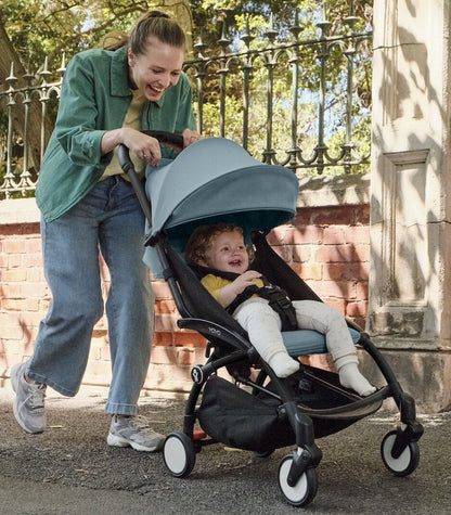Stokke YOYO3 6+ Stroller + Clikk High Chair Bundle - Black / Taupe / Cloud Grey - 653700-552101