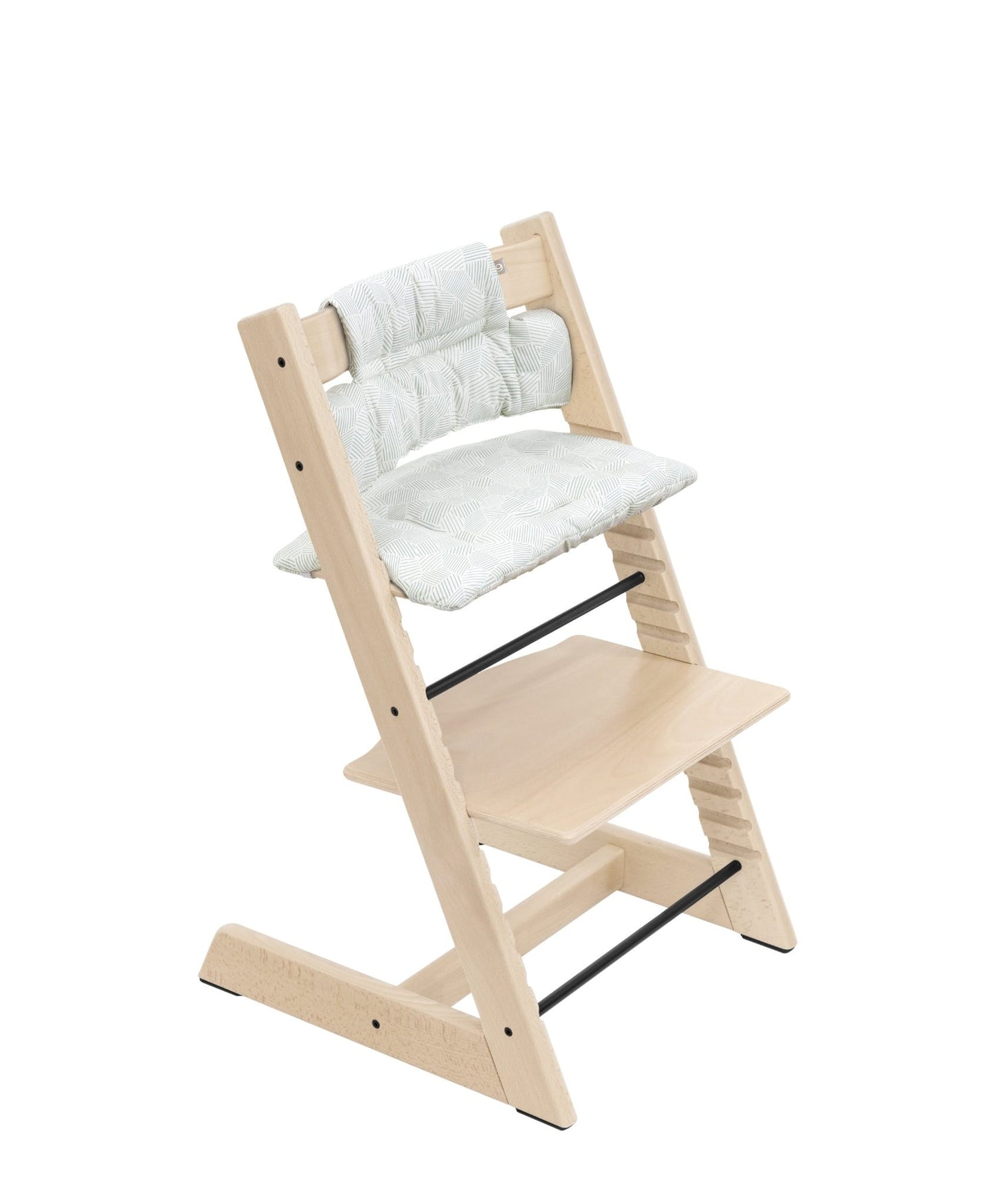 Stokke Tripp Trapp High Chair2 and Cushion with Stokke Tray - Natural / Moss Green