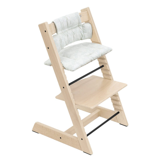 Stokke Tripp Trapp High Chair2 and Cushion with Stokke Tray - Natural / Moss Green