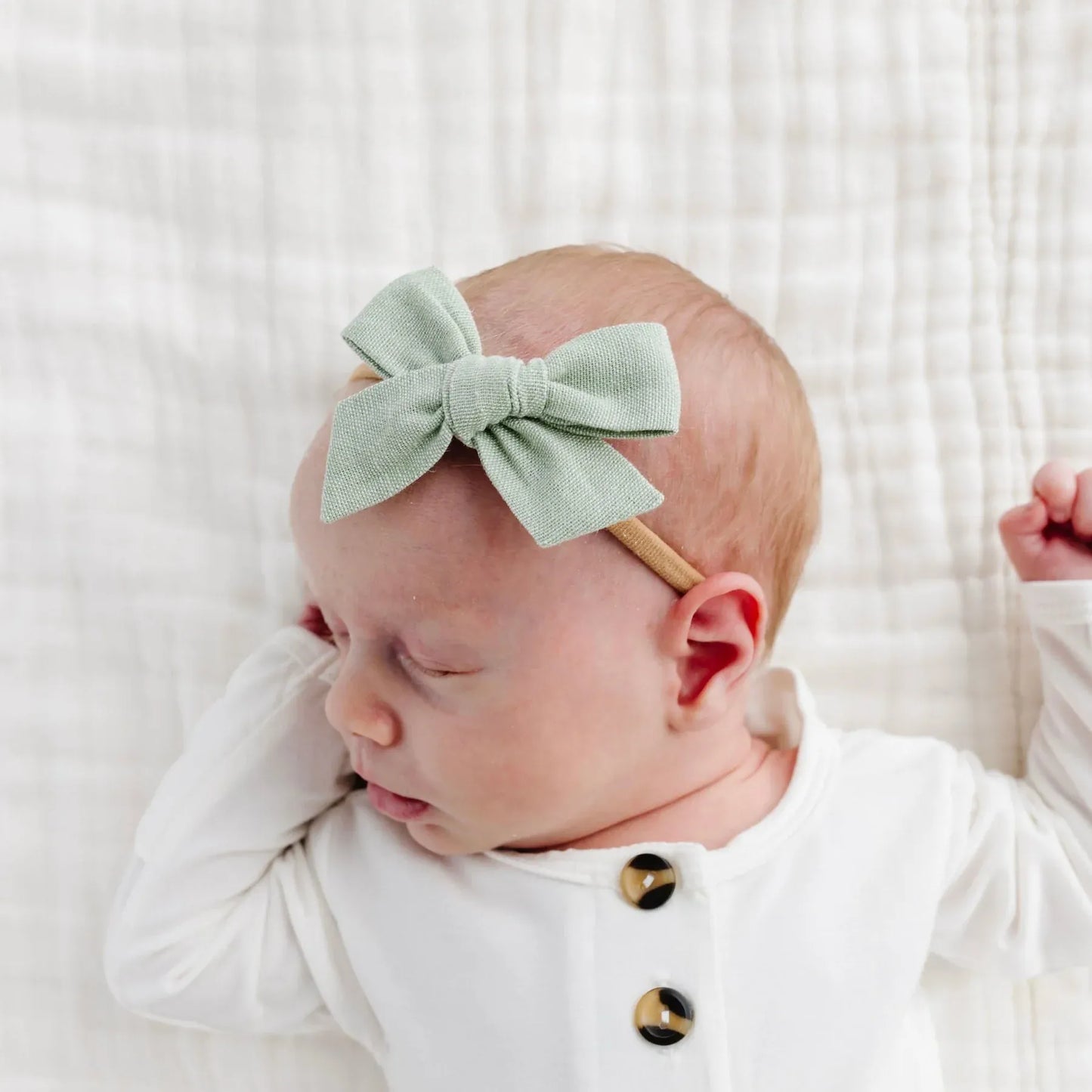 Lou Lou & Company Classic Bow Headband - Sage (Large)