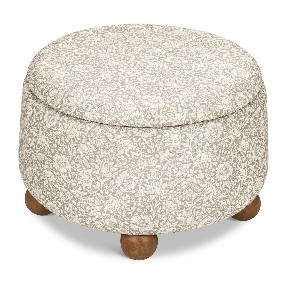Morris & Co. x Namesake Tuffet Storage Ottoman - Mallow in Ash - M30985MADF