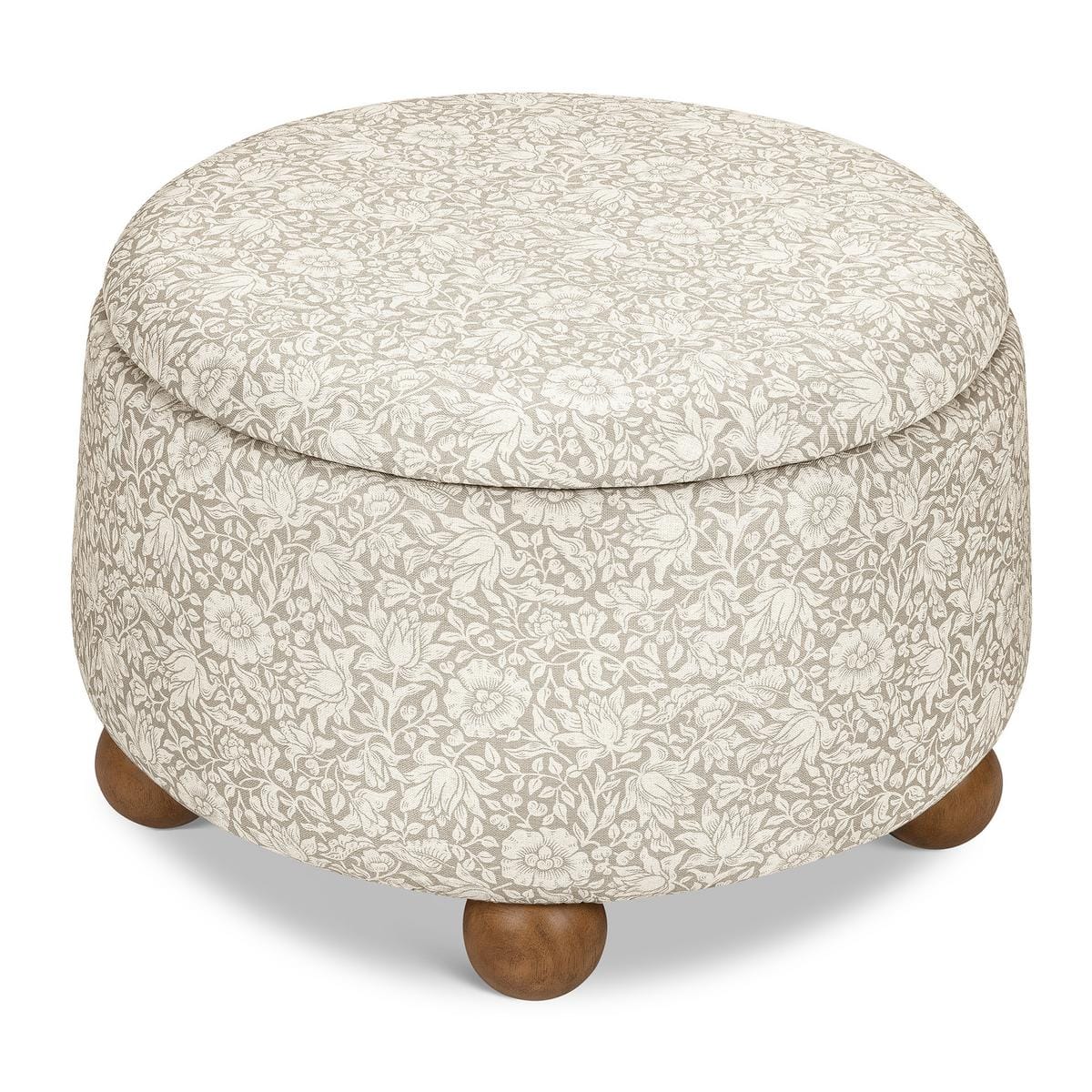 Morris & Co. x Namesake Tuffet Storage Ottoman - Mallow in Ash - M30985MADF