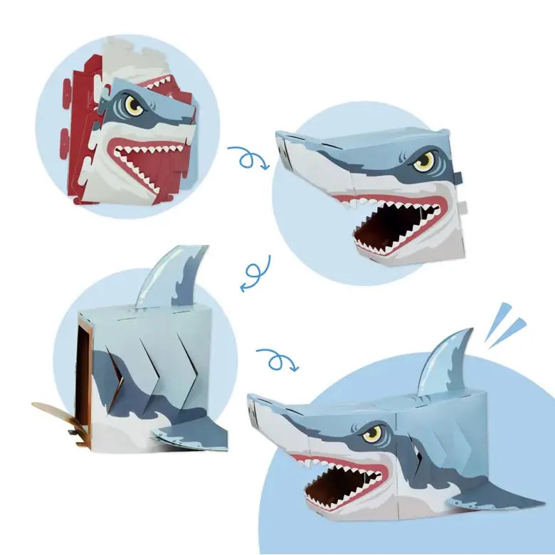 3D Paper Mask - Shark Mask